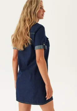 ONLY Farkkumekko|Farkut*Onllisa S/S DNM DRESS GUA