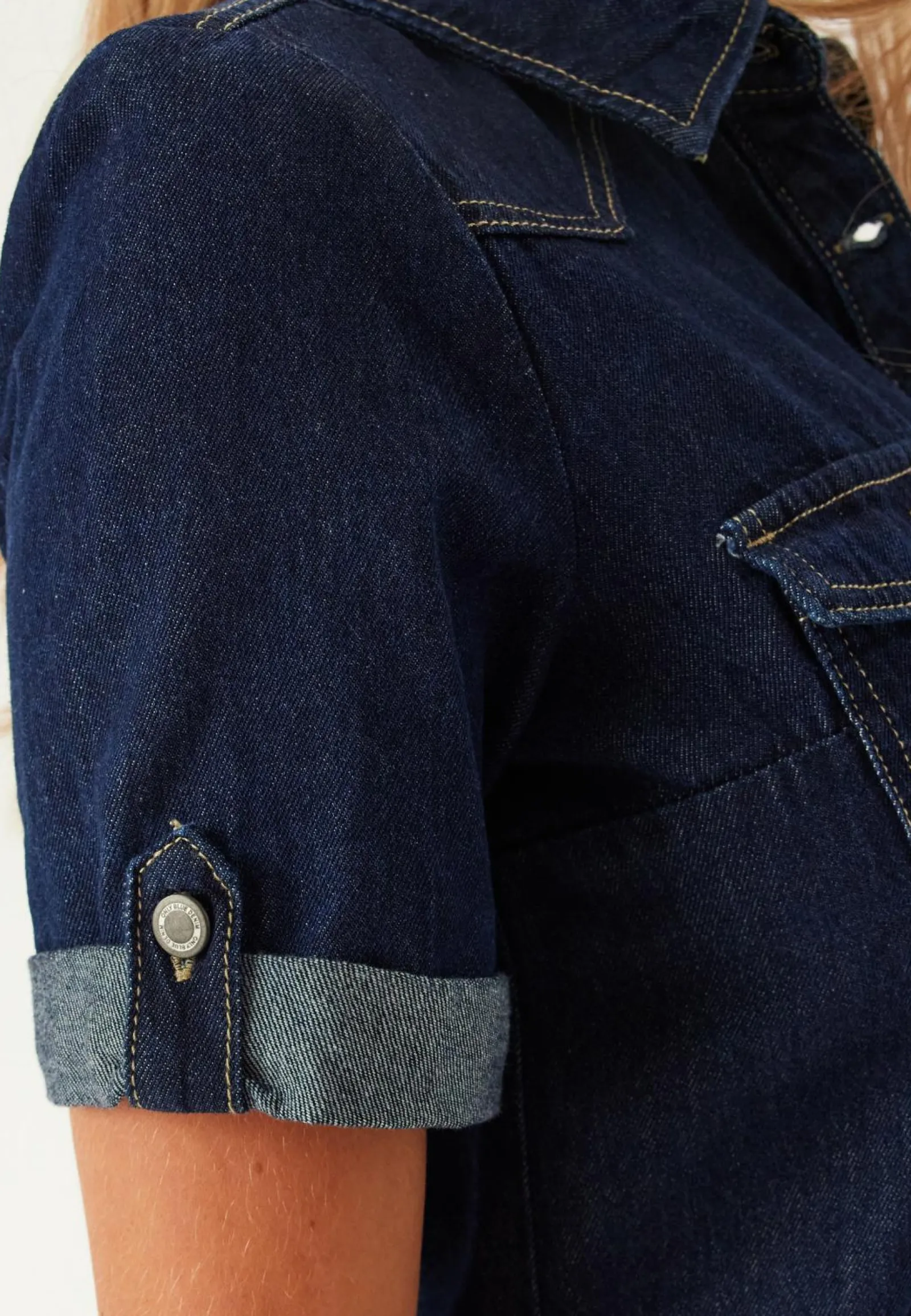 ONLY Farkkumekko|Farkut*Onllisa S/S DNM DRESS GUA