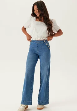 ONLY Farkut|Suorat Farkut*Onlmadison Hw Button Wide Dnm