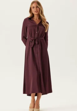 ONLY Joulumekot|Juhlamekot*Onlmika Vis Satin L/S LONG DRE