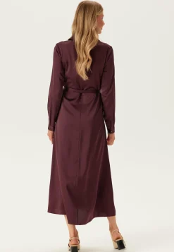 ONLY Joulumekot|Juhlamekot*Onlmika Vis Satin L/S LONG DRE