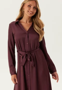 ONLY Joulumekot|Juhlamekot*Onlmika Vis Satin L/S LONG DRE