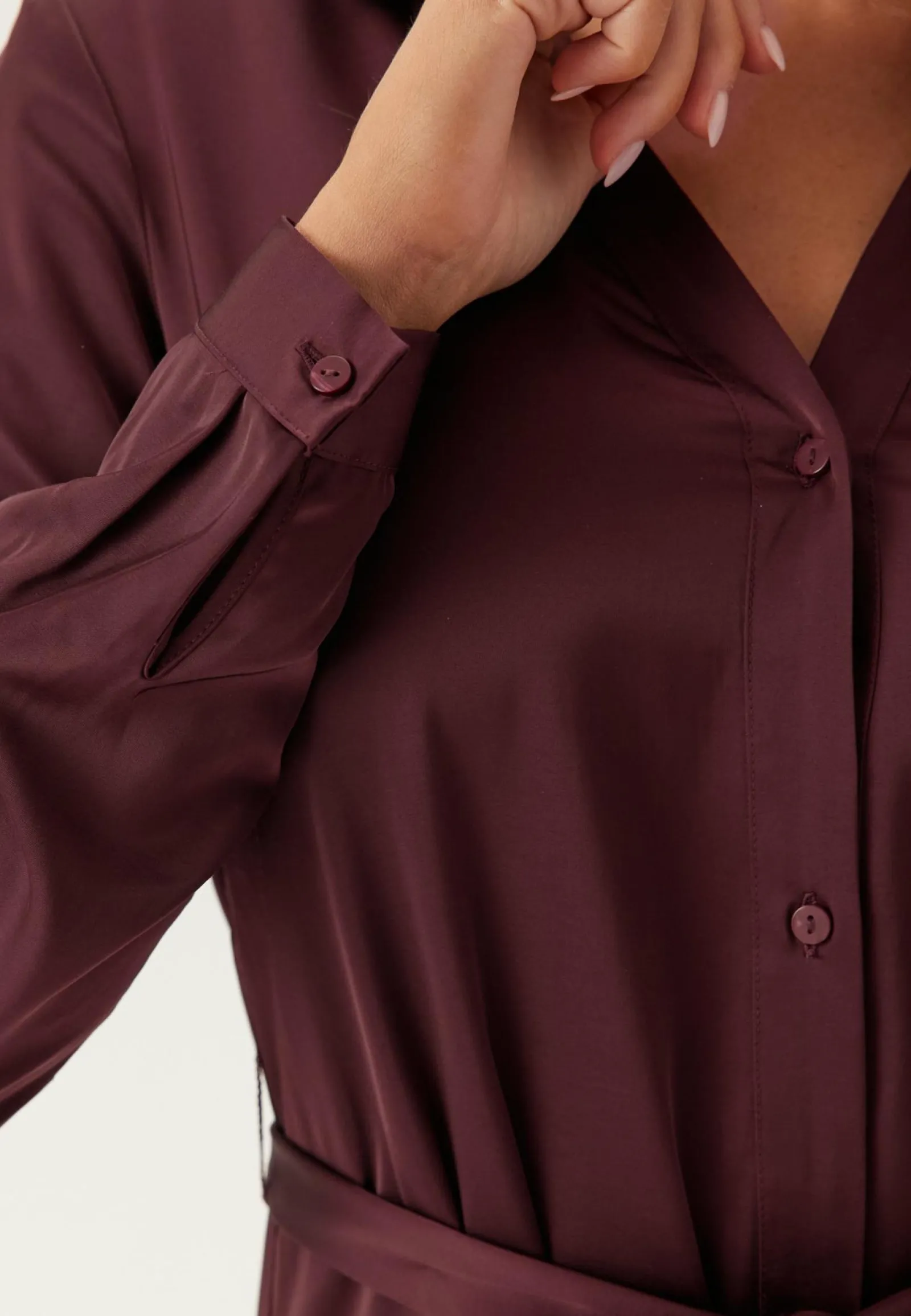 ONLY Joulumekot|Juhlamekot*Onlmika Vis Satin L/S LONG DRE