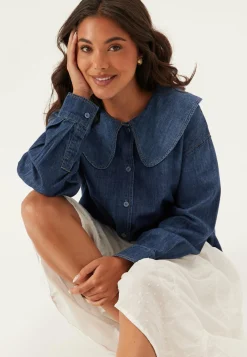 ONLY Farkkupaidat|Farkkupaita*Onlnala L/S COLLAR DNM COLLAR