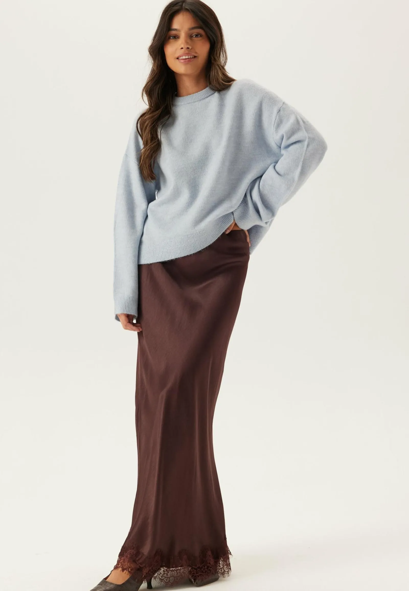 ONLY Ylisuuret Neuleet|Neulepuserot*Onlsimoni L/S O-NECK PULLOVER