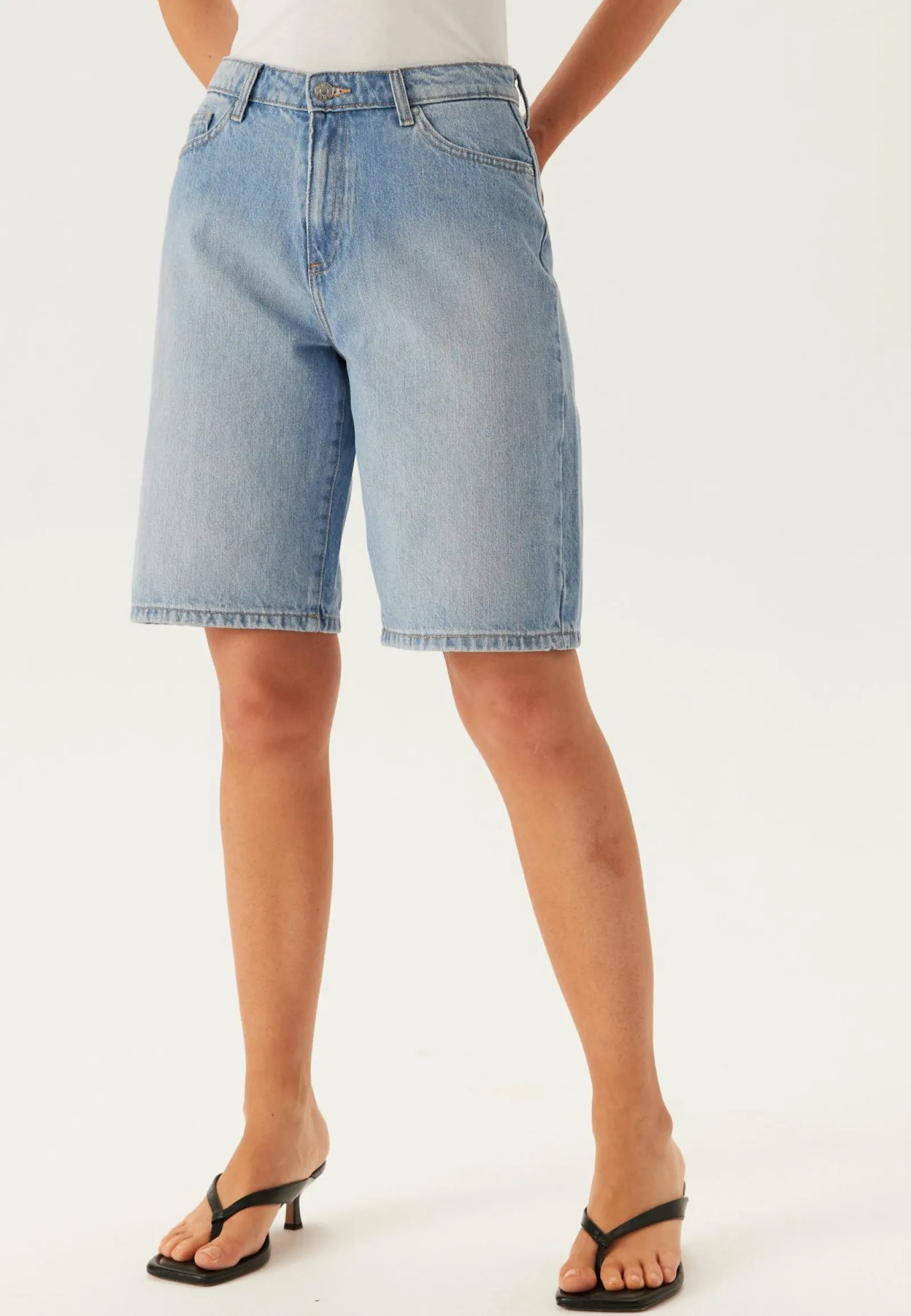 ONLY Pitkät Shortsit|Rennot Shortsit*Onlsonny Hw Wide Dnm Shorts
