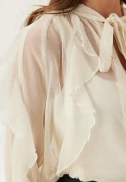 ONLY Yksiväriset Puserot Ja Paidat|Tunikat Ja Puserot*Onltaryn Ls Romantic Ruffle Bl