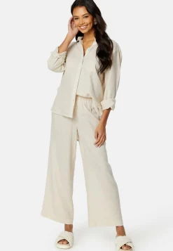 ONLY Leveälahkeiset Housut|Suorat Housut*Onltokyo Linen Blend Pant