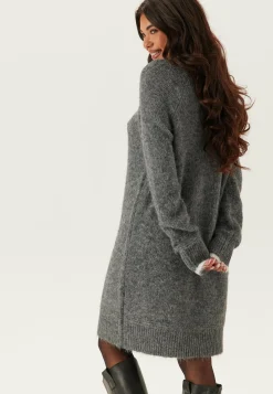 Pieces Pitkähihaiset Mekot|Neulotut Mekot*Pcivy Ls Contrast Knit Dress