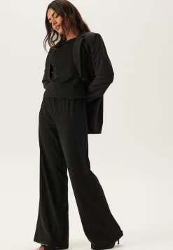 Pieces Leveälahkeiset Housut|Korkeavyötäröiset Housut*Pcjina Hw Wide Pants Jrs