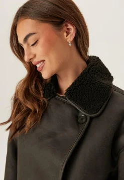 Pieces Syystakit|Takit*Pcjuno Coated Teddy Jacket