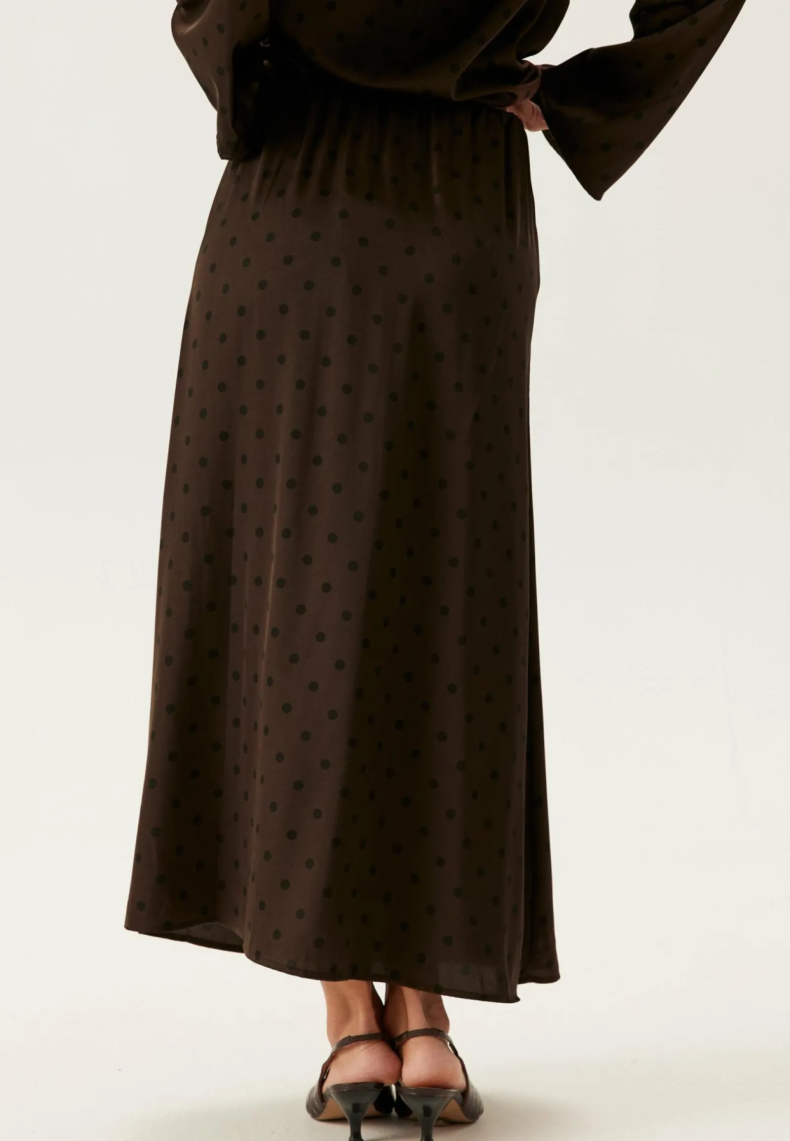 Pieces Satiinihameet|Midihameet*Pcjytta Hw Ankle Satin Skirt