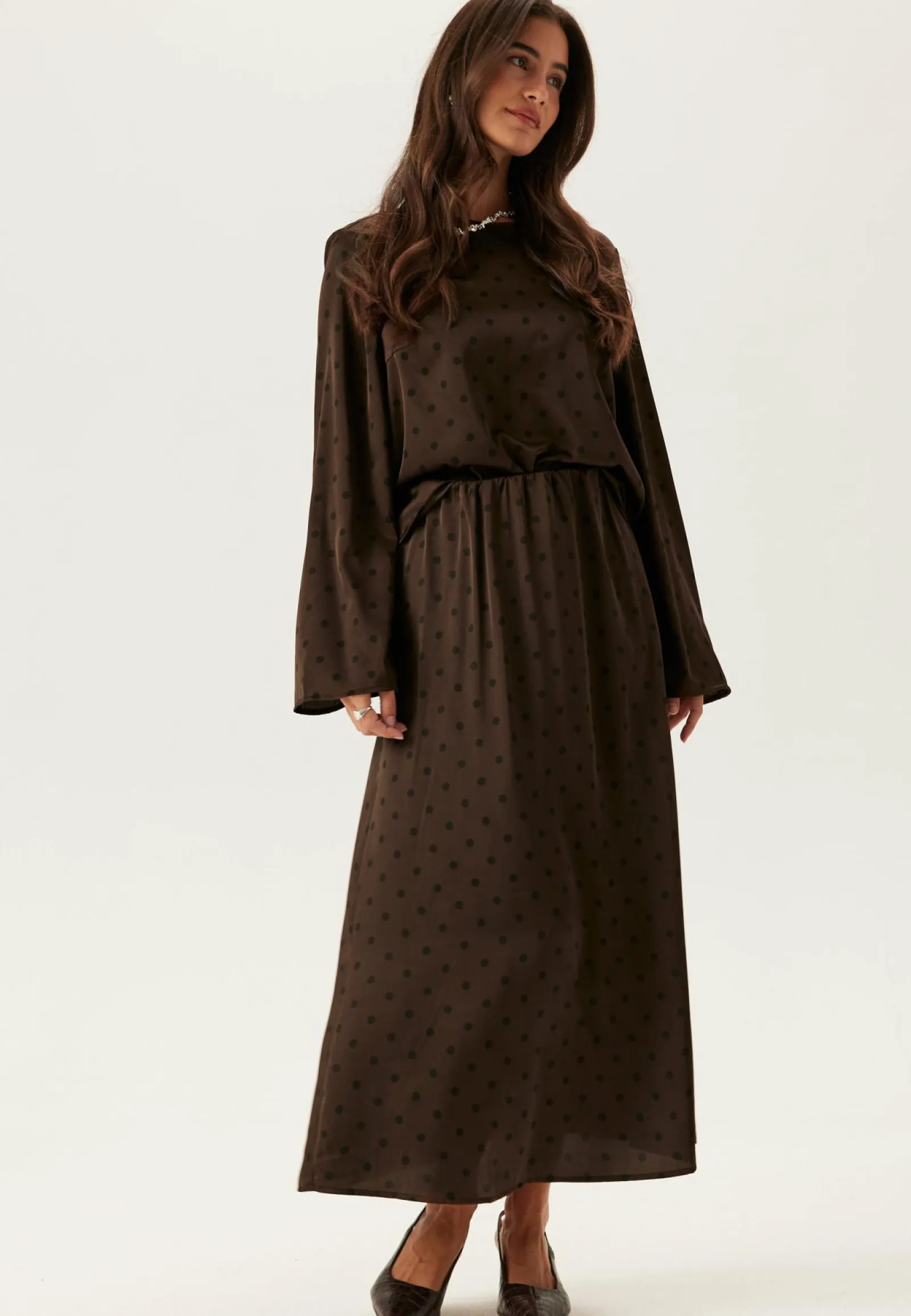 Pieces Satiinihameet|Midihameet*Pcjytta Hw Ankle Satin Skirt