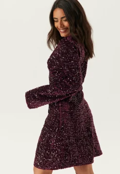 Pieces Uudenvuoden Mekot|Joulumekot*Pckam Ls V-neck New Dress Jrs