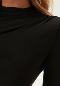 Pieces Pitkähihaiset Topit|Perustopit*Pcmadison Ls Draped Top Jrs