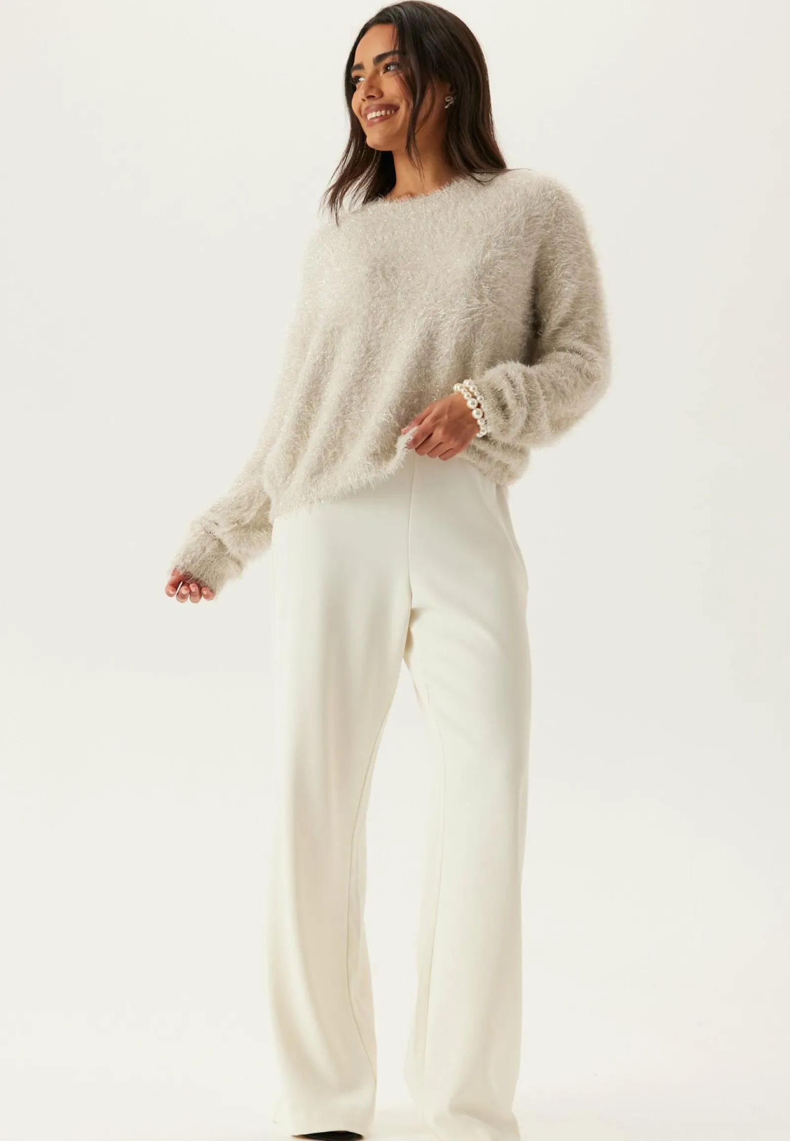 Pieces Neulepuserot|Neulotut Neulepuserot*Pcmie Ls O-neck Knit