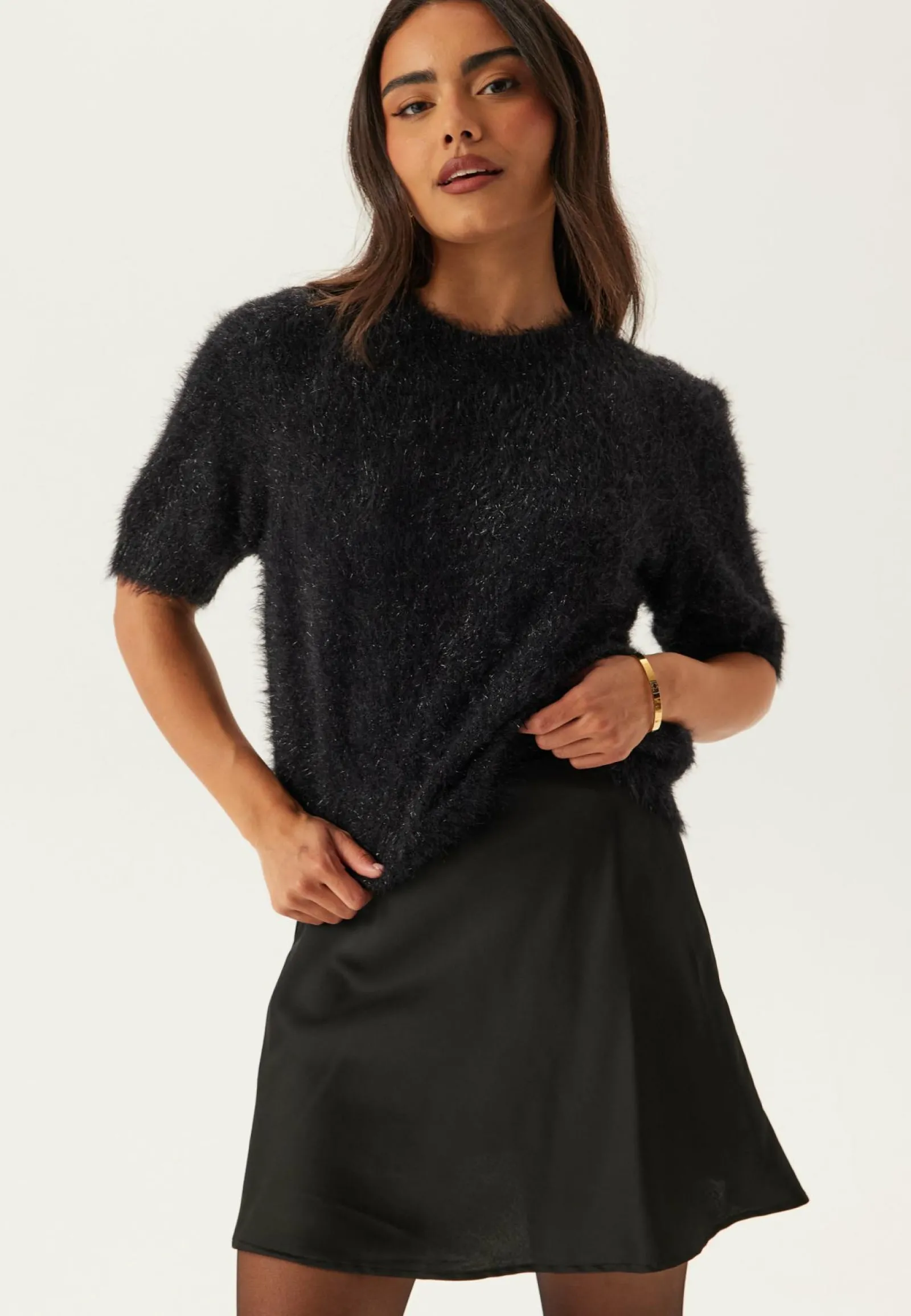 Pieces Neuletopit|Neuletopit*Pcmie Ss O-neck Knit