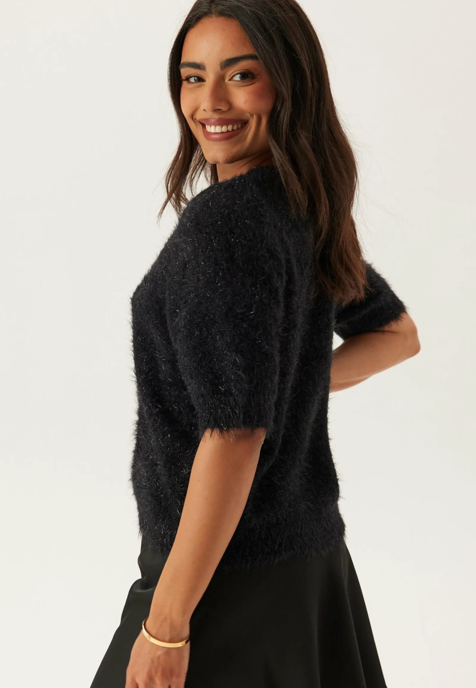 Pieces Neuletopit|Neuletopit*Pcmie Ss O-neck Knit