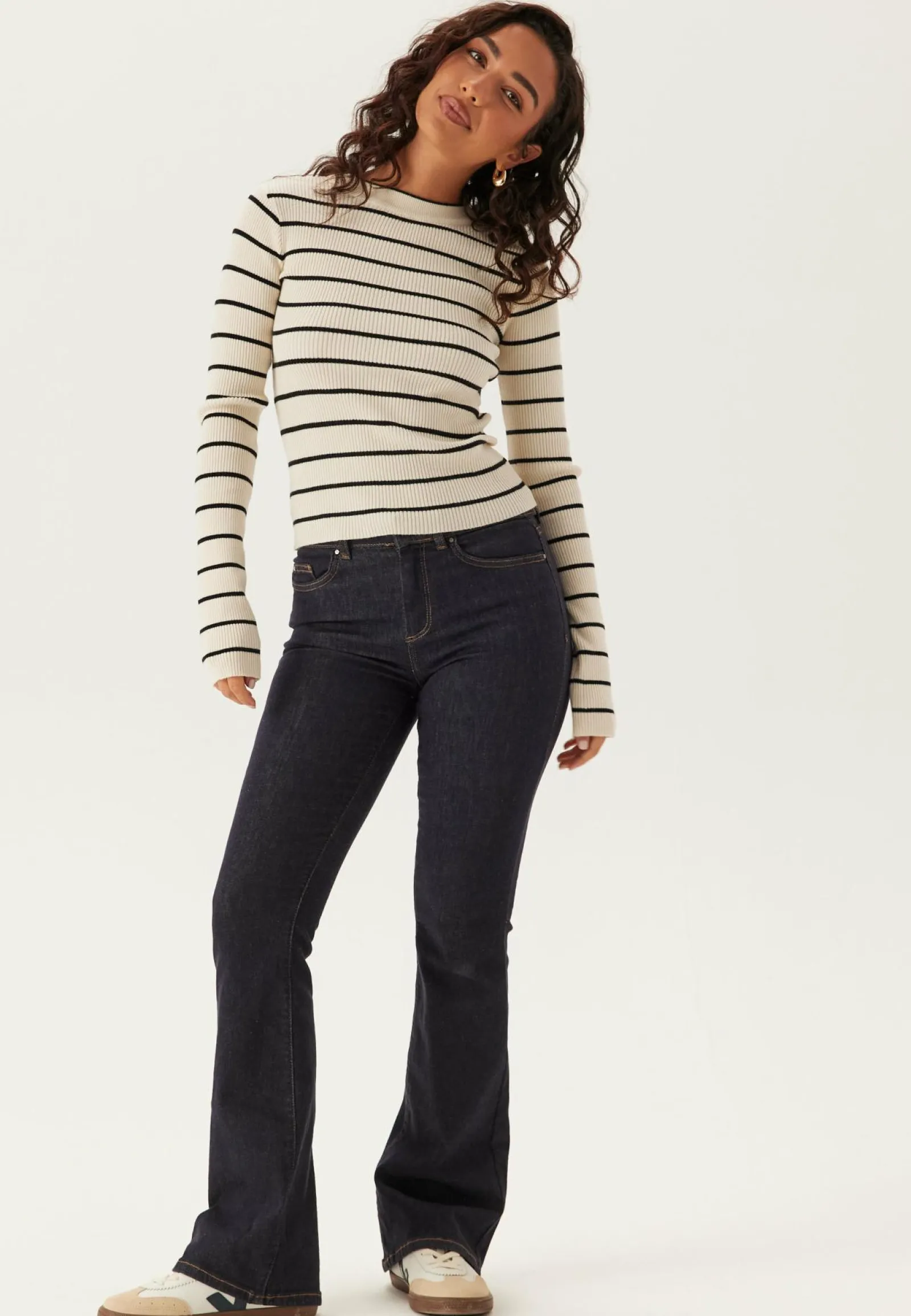 Pieces Pitkähihaiset Topit|Neuletopit*Pcmira New Ls O-neck Knit