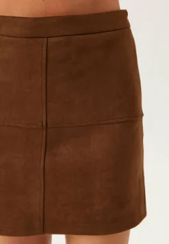 Pieces Nahkahameet|Lyhyet Hameet*Pcrakel Brushed Hw Mini Skirt