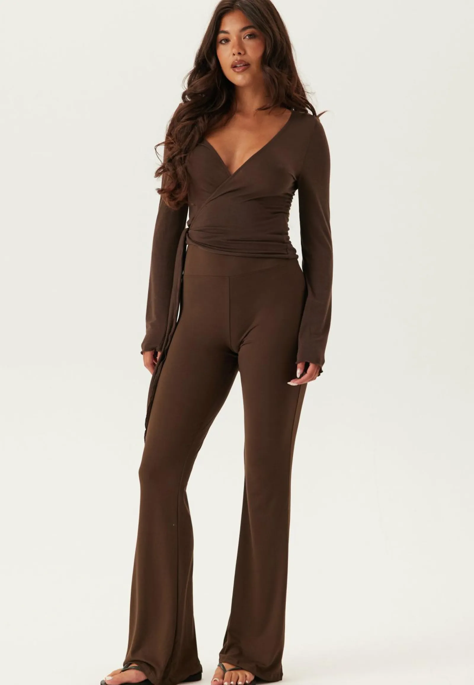 Pieces Oleskelusetit|Pitkähihaiset Topit*Pcroya Ballerina Ls Wrap Top