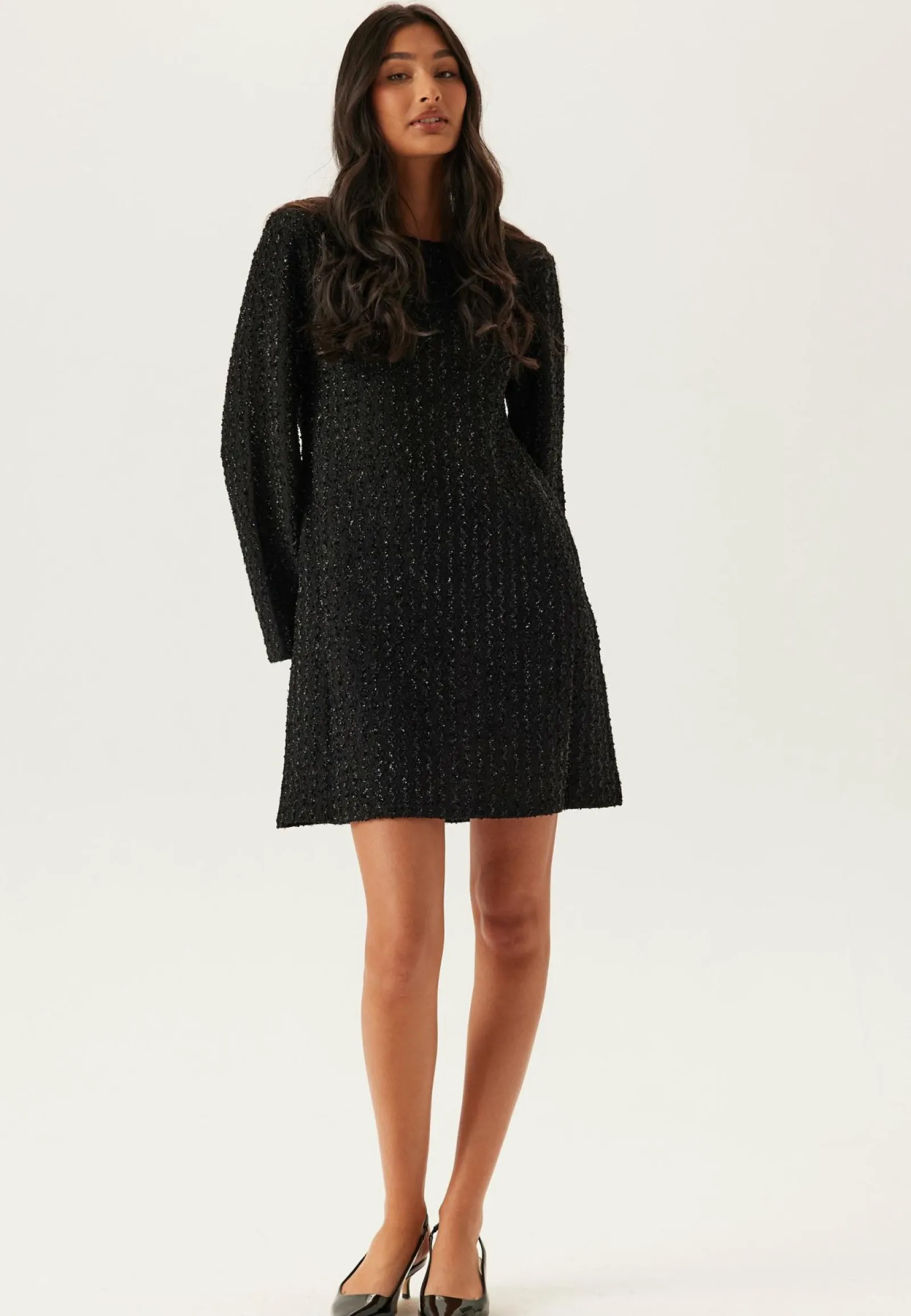 Pieces Glittermekot|Pitkähihaiset Mekot*Pcruth Ls Dress Jrs