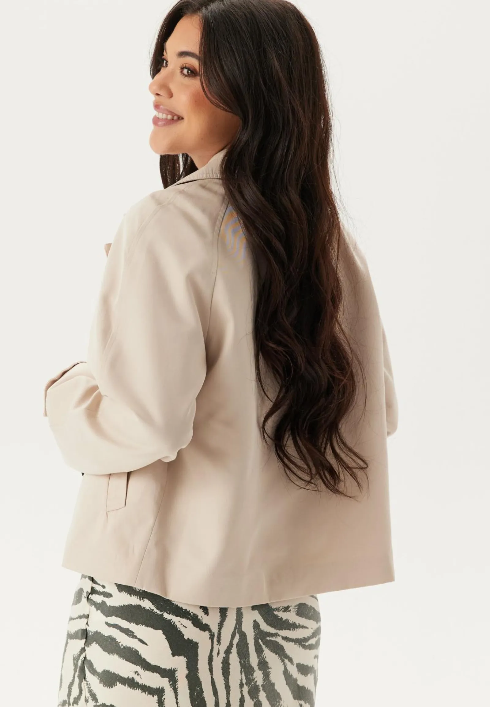 Pieces Trenssitakit|Päällystakit*Pcscarlett Ls Short Trenchcoat