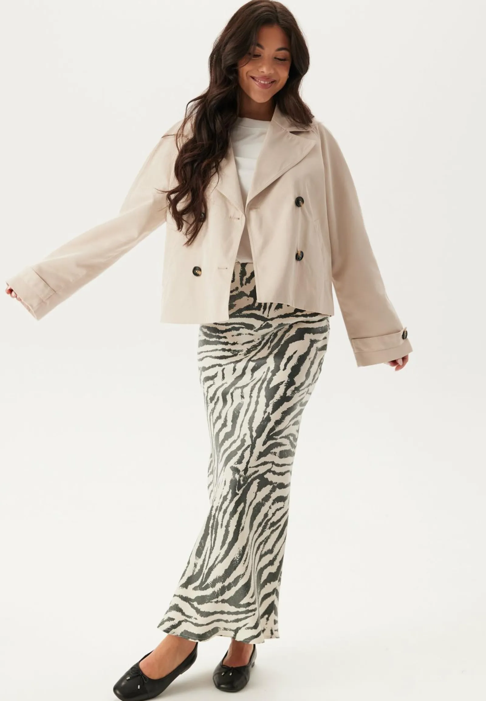 Pieces Trenssitakit|Päällystakit*Pcscarlett Ls Short Trenchcoat