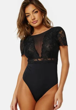 Pieces Bodyt*Pcsicca SS Bodystocking