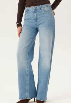 Pieces Farkut|Leveälahkeiset Farkut*Pcsilke Mw Wide Jeans Noos