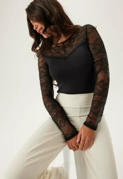 Pieces Bodyt|Pitkähihaiset Topit*Pcsinna Ls Bodystocking