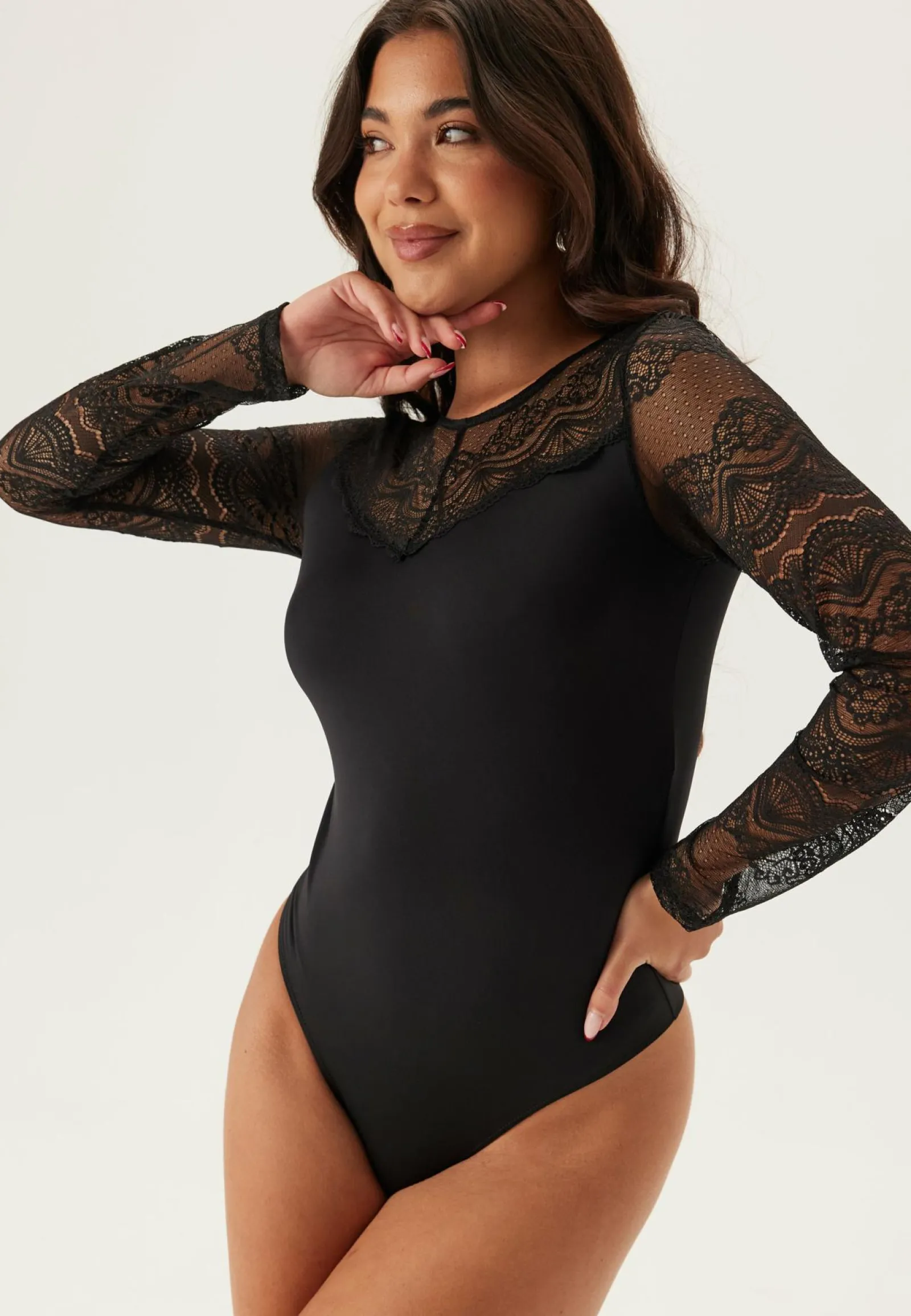 Pieces Bodyt|Pitkähihaiset Topit*Pcsinna Ls Bodystocking