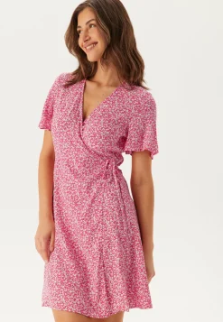 Pieces Kukkakuosiset Ja Kuviolliset Mekot|Kesämekot*Pctala New Ss Wrap Dress