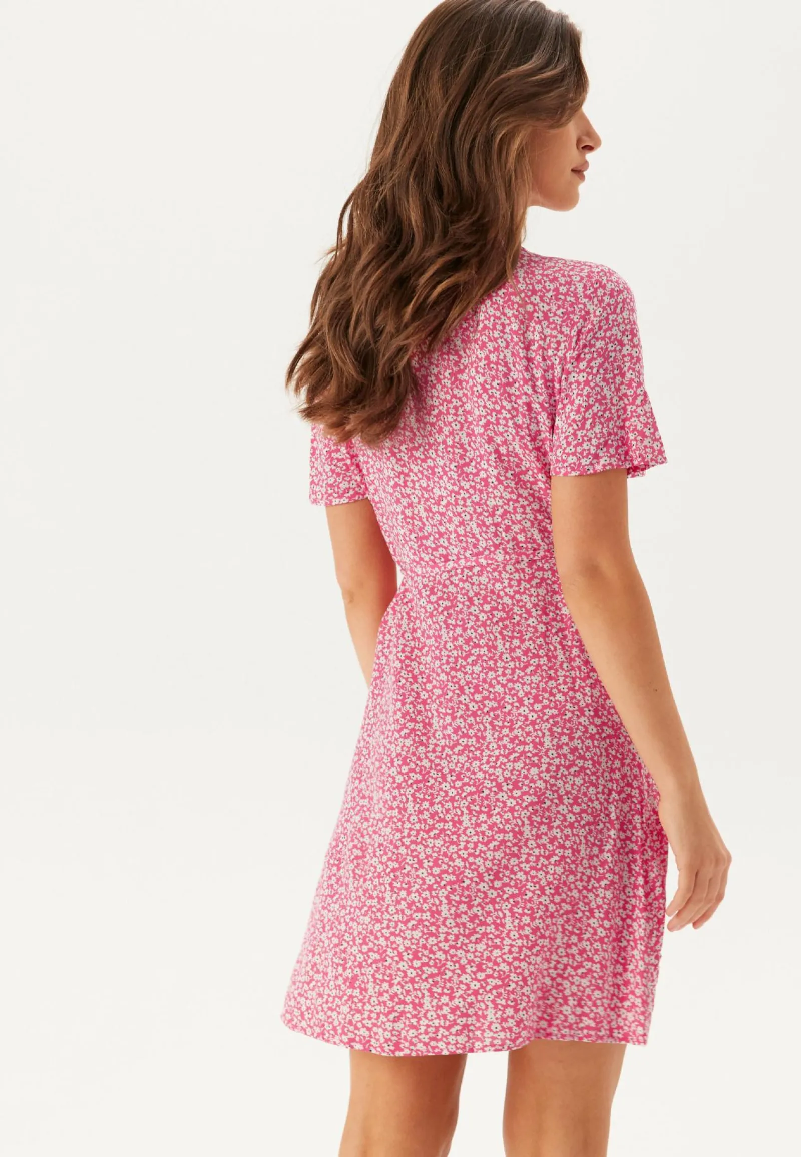 Pieces Kukkakuosiset Ja Kuviolliset Mekot|Kesämekot*Pctala New Ss Wrap Dress