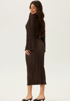 BUBBLEROOM Pliseeratut Mekot|Pitkähihaiset Mekot*Pleated Frill Dress