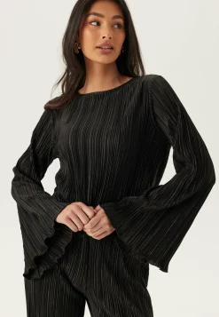 BUBBLEROOM Pitkähihaiset Topit|Rennot Topit*Pleated Frill Top