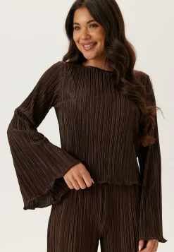 BUBBLEROOM Pitkähihaiset Topit|Rennot Topit*Pleated Frill Top