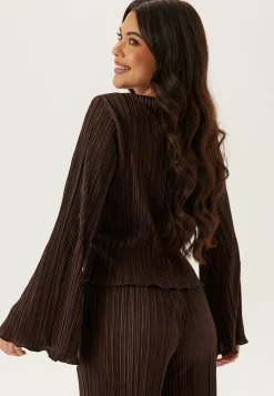 BUBBLEROOM Pitkähihaiset Topit|Rennot Topit*Pleated Frill Top