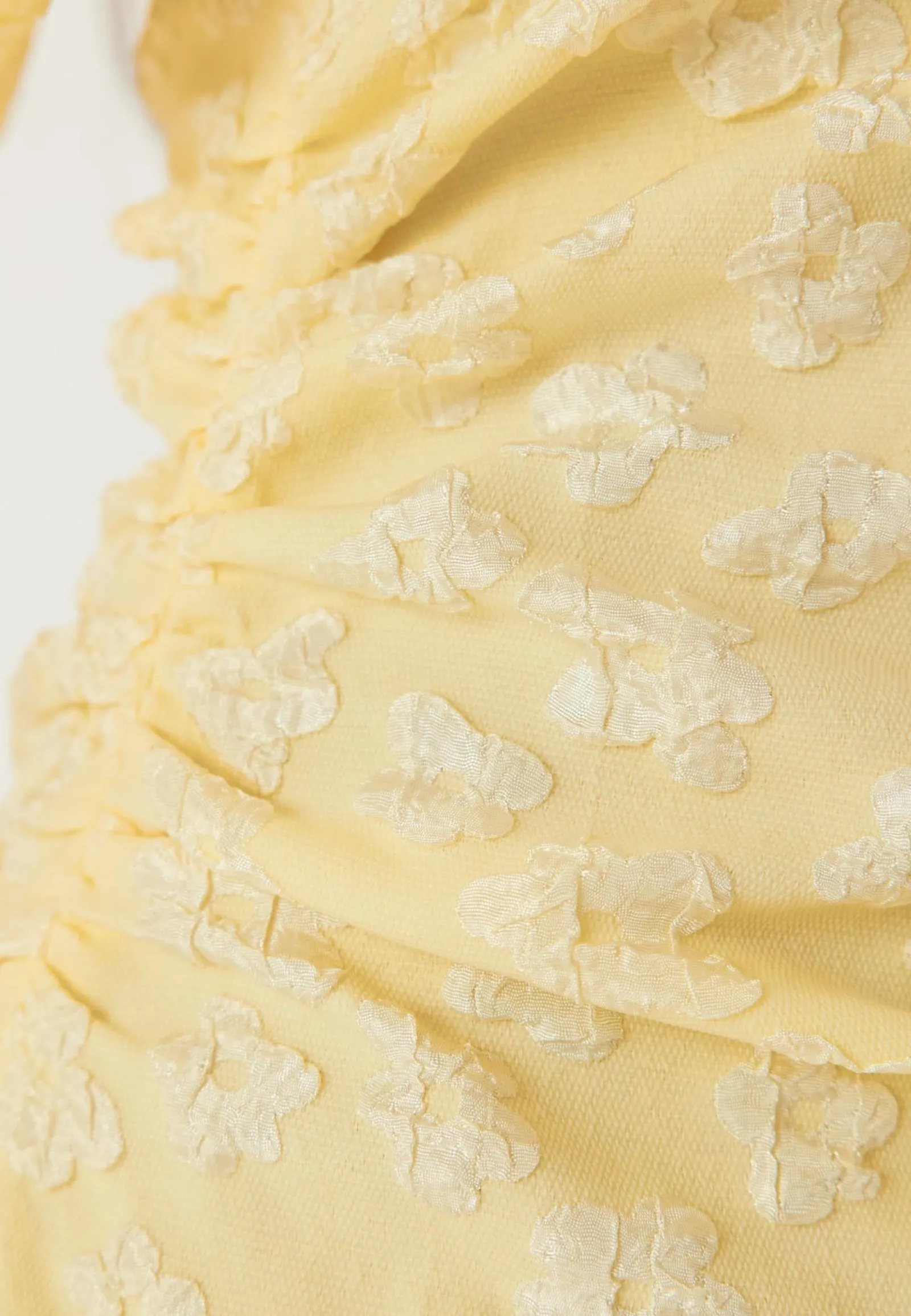 Bubbleroom Occasion Juhlamekot|Puhvihihalliset Mekot*Puff Sleeve Jacquard Midi Dress