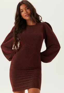 BUBBLEROOM Uudenvuoden Mekot|Joulumekot*Puff Sleeve Sparkling Dress