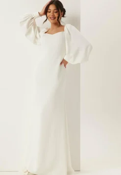 Bubbleroom Occasion Pitkähihaiset Mekot|Häämekot*Puff Sleeve Wedding Gown