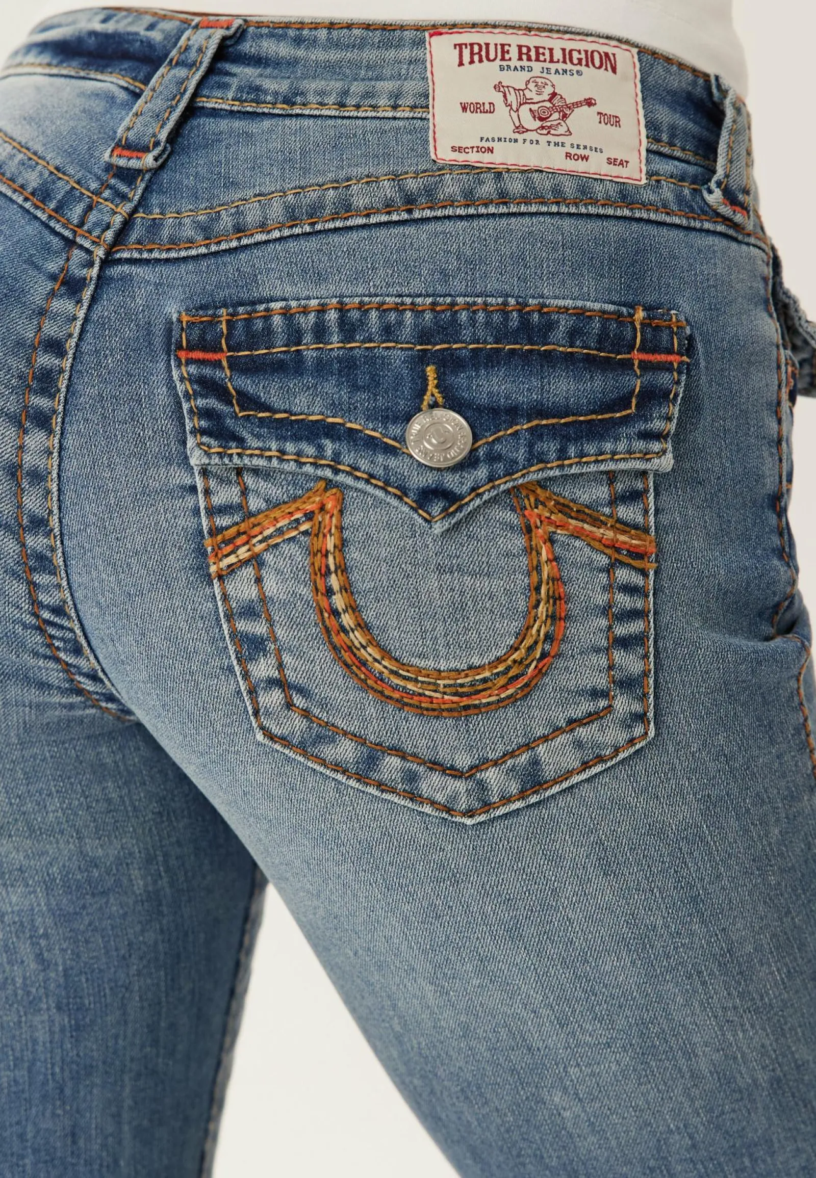 True Religion Farkut|Bootcut-Farkut*Rainbow Pkt Becca Mr Bootcut Big T