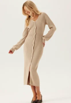 BUBBLEROOM Neuletakit Ja Neuleet|Neuletakit*Rib Knitted Cardigan Dress