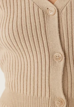 BUBBLEROOM Neuletakit Ja Neuleet|Neuletakit*Rib Knitted Cardigan Dress