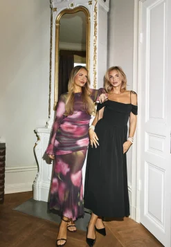 BUBBLEROOM Juhlamekot|Kukkakuosiset Ja Kuviolliset Mekot*Ruched Mesh Dress