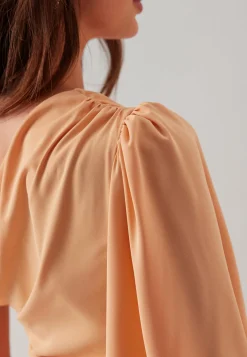 Bubbleroom Occasion Morsiusneitomekot|Juhlamekot*Ruched One Shoulder Midi Dress