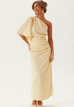 Bubbleroom Occasion Morsiusneitomekot|Juhlamekot*Ruched One Shoulder Midi Dress