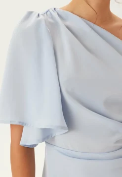 Bubbleroom Occasion Morsiusneitomekot|Juhlamekot*Ruched One Shoulder Midi Dress