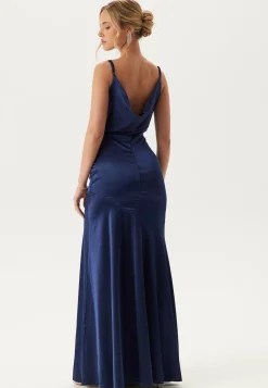 Goddiva Vanhojentanssimekot|Juhlapuvut*Satin Cowl Neck Maxi Dress