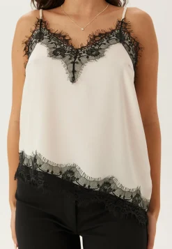 BUBBLEROOM Juhlapyserot|Hihattomat Topit*Satin Lace Singlet